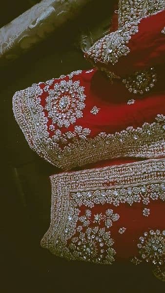 mahroon Color Bridal Dress 3