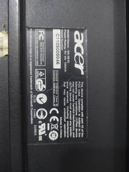 Acer keyboard 1000 3