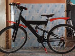 black 26 number bicycle