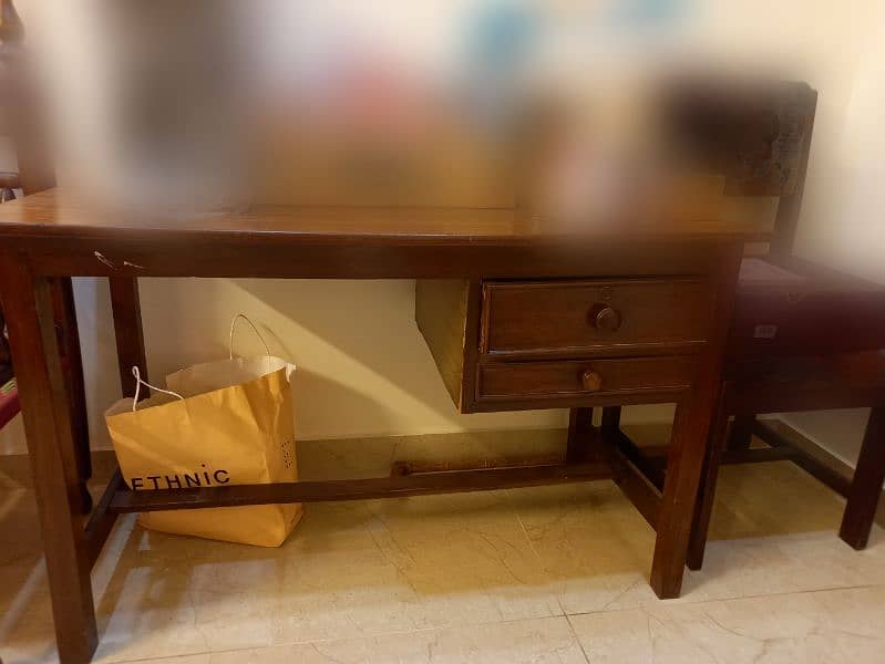 Used study table and chair for sale 2