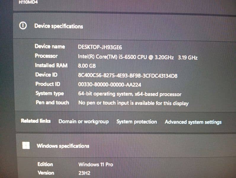 Gaming PC with Graphic card GTX 1050ti and i5 6th gen 4