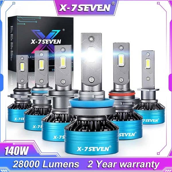 x-7seven LED lights USA One Year warranty 7