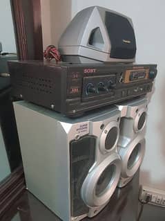 Panasonic speakers and Class heavy board amplifier