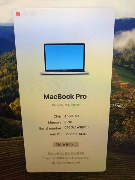 MacBook Pro M1 , 13” Model 2020 5