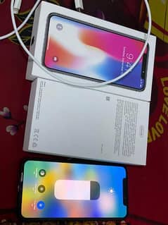 iphone X Stroge 256 GB PTA approved for sale 03220732804 My Whatsapp