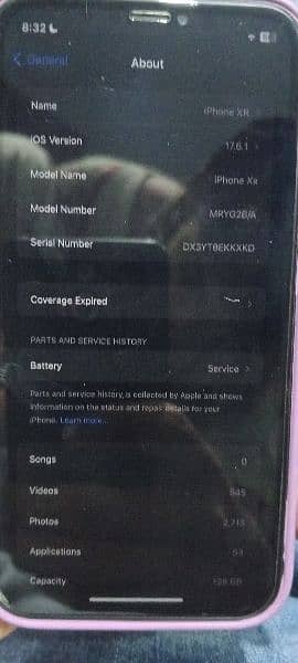 Iphone XR 128gb Non PTA (Orange Colour) 7