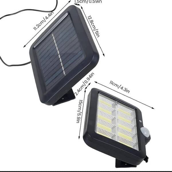 Split Solar powers OutDoor Wall Light 5