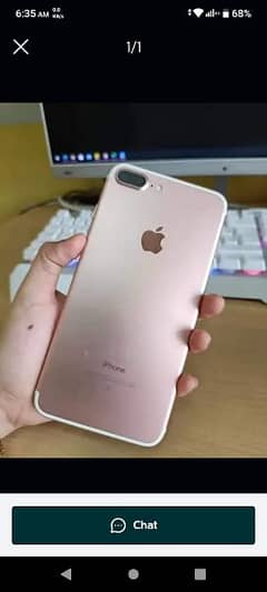 iphone 7 plus stroge 128 GB PTA approved 03220732804 My Whatsapp