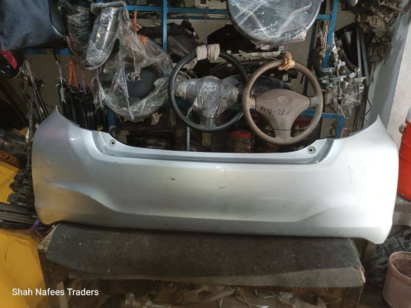 Toyota Vitz 2013 Front and Back Bumper Pair - Vitz Bumper with Antenna 10