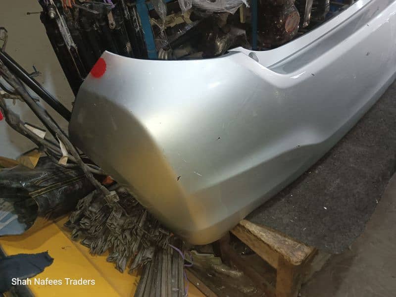 Toyota Vitz 2013 Front and Back Bumper Pair - Vitz Bumper with Antenna 13