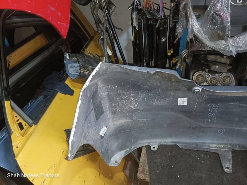 Toyota Vitz 2013 Front and Back Bumper Pair - Vitz Bumper with Antenna 14