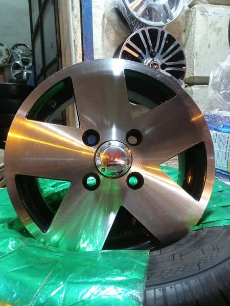 GENUINE ALLOY RIMS FOR ALTO VXR, HIJET AND EVERY 1