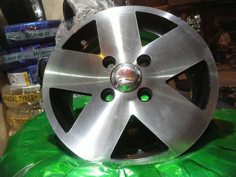 GENUINE ALLOY RIMS FOR ALTO VXR, HIJET AND EVERY 3