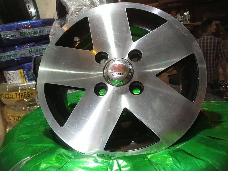 GENUINE ALLOY RIMS FOR ALTO VXR, HIJET AND EVERY 4