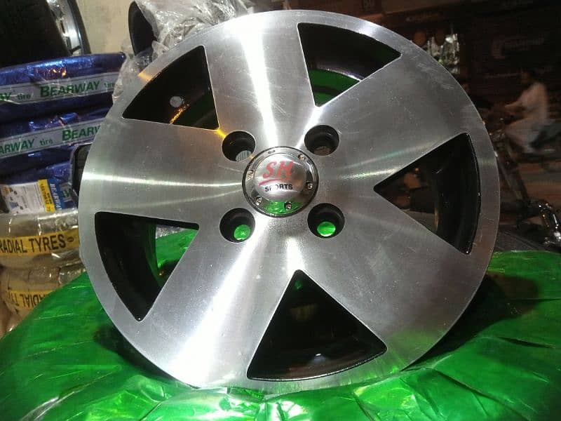 GENUINE ALLOY RIMS FOR ALTO VXR, HIJET AND EVERY 7