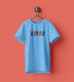 WYPO- T Shirt brand cotton printed Graphic t shirt sky blue