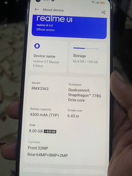 Realme Gt master edition 128gb 6