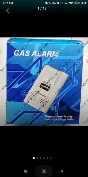 Gas alarm outdoor Gas Leak Alarm Monitor for home appliance De 2