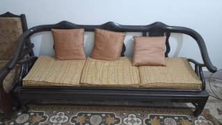 Wooden Sofa 3 Seater