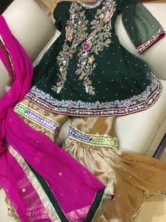 Shirt Garrara / Bridal mehndi dress/ Fancy dress