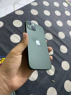 iphone 13 non pta with box 128 gb alpine green colour 6 months warenty