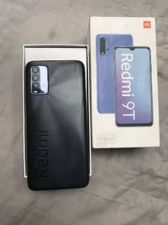 Redmi 9t 6/128 With Box Charge