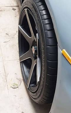 17 Inch Emotion R Concave 8.0jj Alloy Rims & Tyres FS/Exchange. 17500