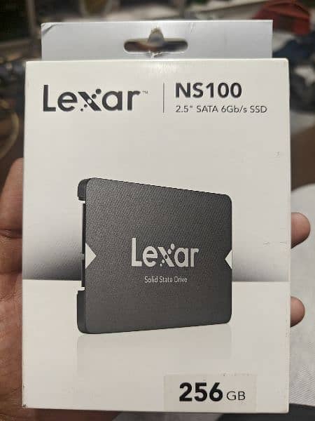 Lexar SSD 256g brand new 0