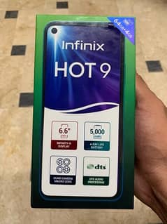 Infinix Hot 9  4Gb Ram 64Gb Memory One Hand Used