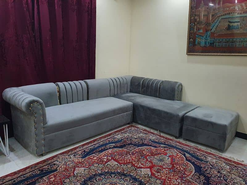 L shape sofa 7 seater 2