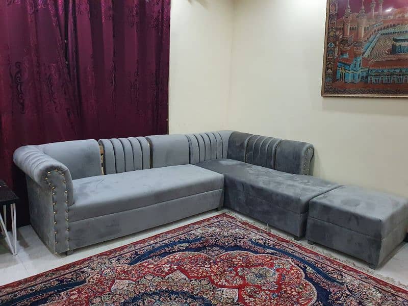 L shape sofa 7 seater 4