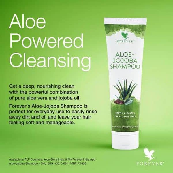 Aloe Infused Jojoba Shampoo for Healthy Hair(Imported) 1