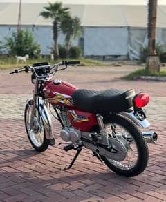 Honda cg 125 2025 model red coloure