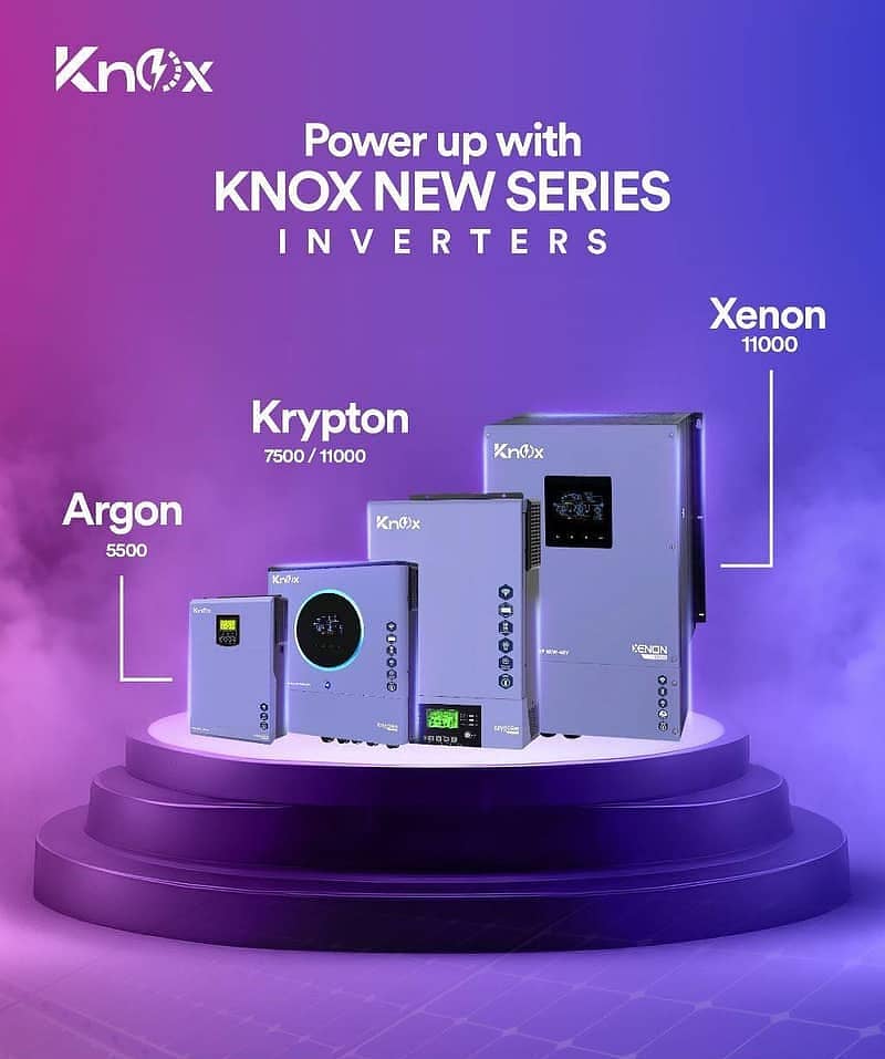 KNOX OnGrid, OffGrid & Hybrid(Krypton, Xenon) 5kW-50kW 0