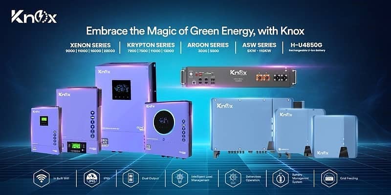 KNOX OnGrid, OffGrid & Hybrid(Krypton, Xenon) 5kW-50kW 1