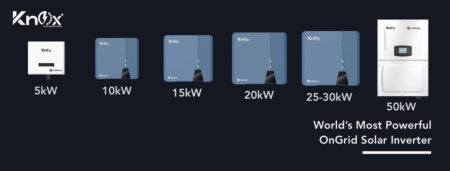 KNOX OnGrid, OffGrid & Hybrid(Krypton, Xenon) 5kW-50kW 3