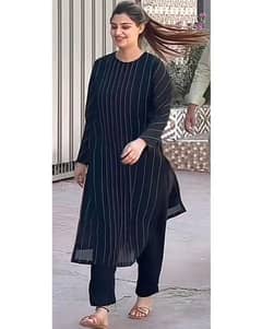 2 PCs women unstitched suit free delivery in pakistan