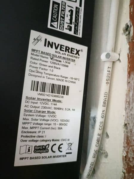 veyron inverex solar inverter 1.2 kva for sale 1