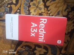 Redmi A3x  set and box only white color 10/10  3.64gb