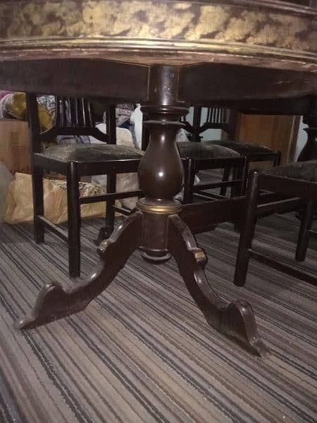 Wooden dining table 3