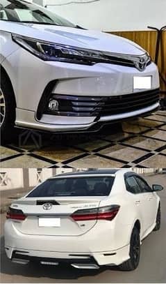 TRD made in Taiwan ABS plastics kits for Toyota crolla 2017-2020