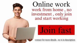 online jobs in Pakistan , online work , work from home