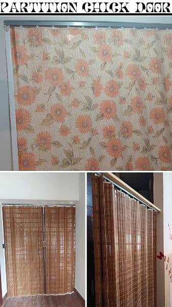 WINDOW BLINDS / CURTAIN / PARDE FLOORING PVC DOOR 9