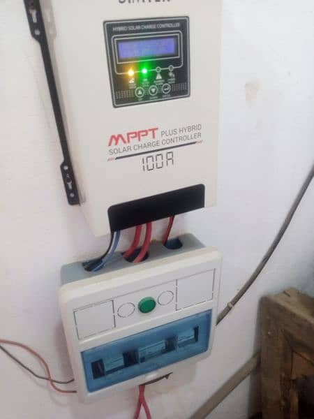 Simtek MPPT  100Amp with locally UPS and Daewoo battery 185 Ampere 1