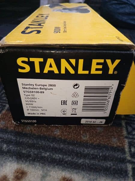 Angle Grinder 4” 100mm 900W STANLEY 1