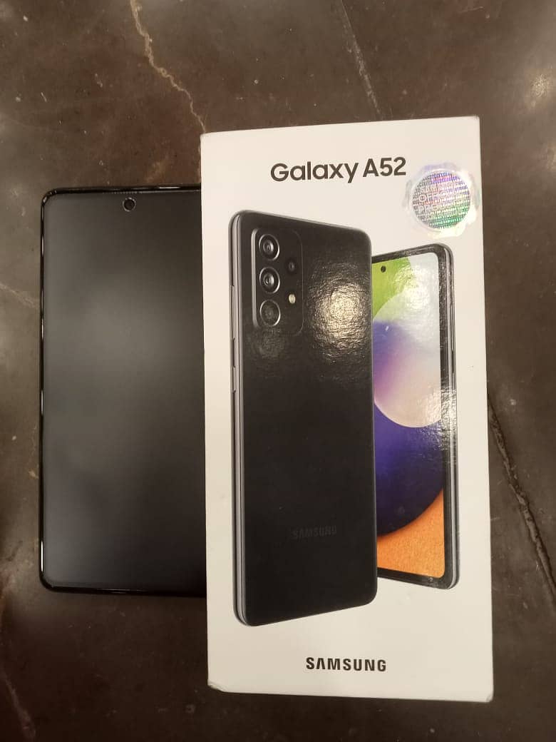 Samsung a52 brand new condition 100%okay 1