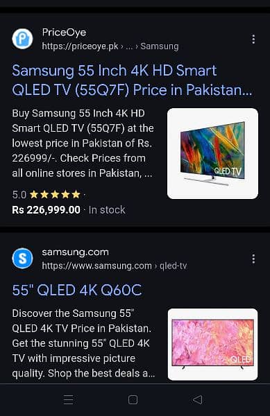 Samsung original 110% q7f qled 55 11