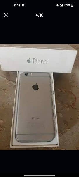 iphone 6 with box 64 Gb official PTA approved/factory unlock 0