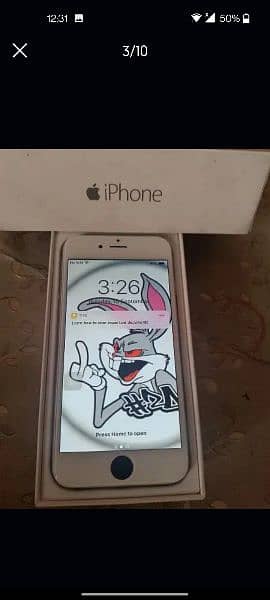 iphone 6 with box 64 Gb official PTA approved/factory unlock 3