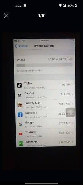 iphone 6 with box 64 Gb official PTA approved/factory unlock 8